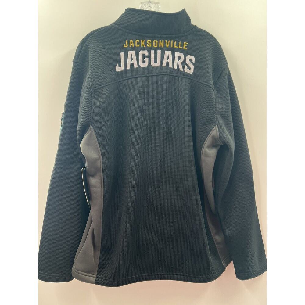 NFL Jacksonville Jaguars Men’s 1/4 Zip Pullover Embroidered Back Size L NWT - Picture 8 of 12